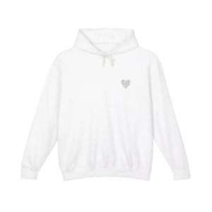 Hoodie With Back Design | Multi Color — "I'm Me, I'm Fine, I AM" Colorful Affirmation Hoodie
